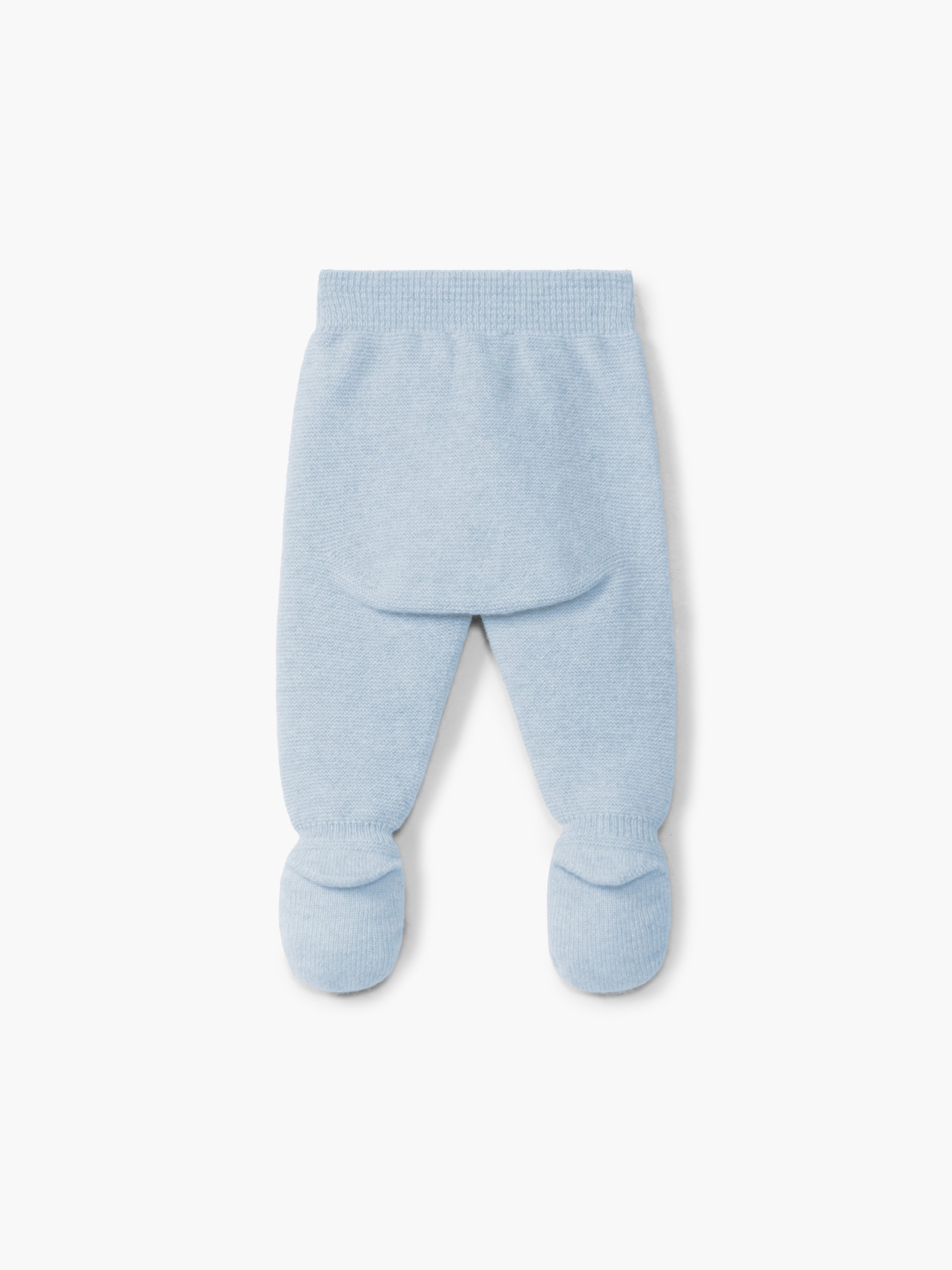 Knitted cashmere trousers
