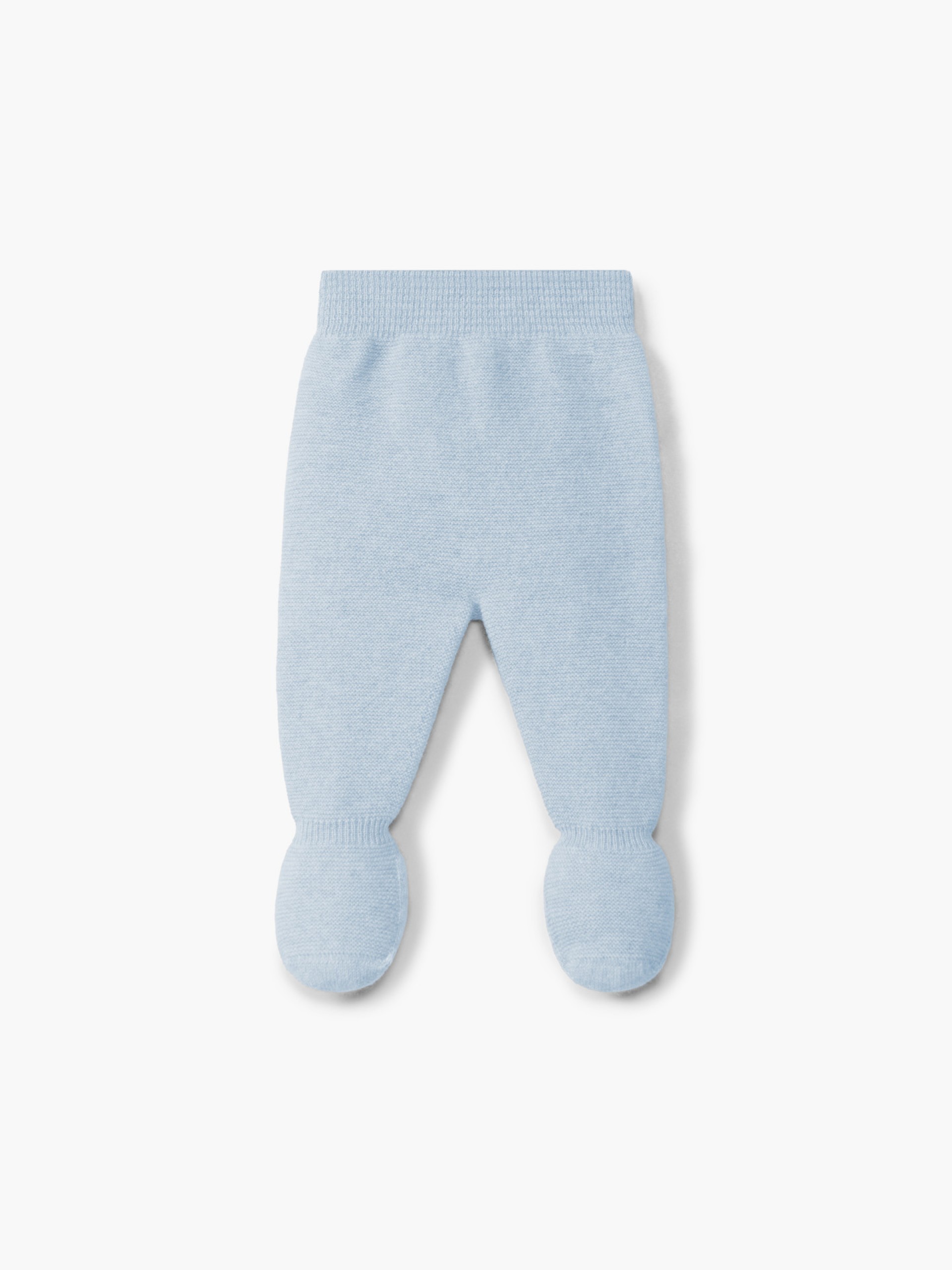 Knitted cashmere trousers