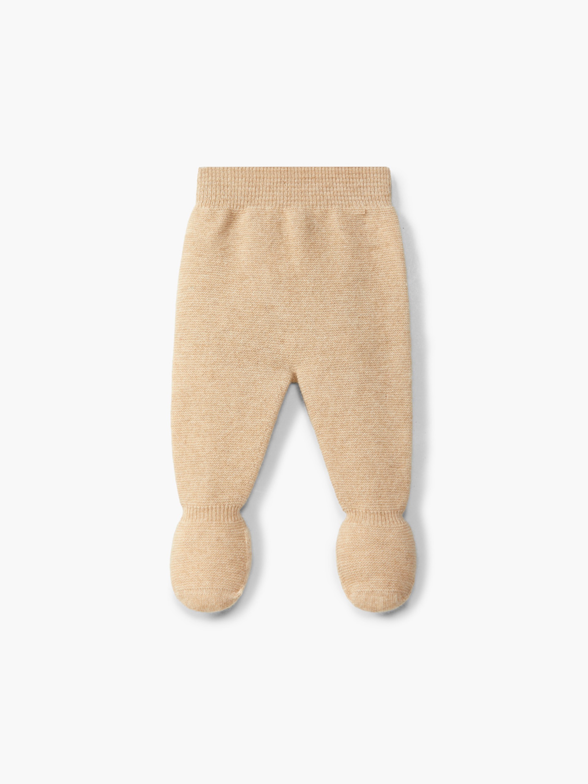 Knitted cashmere trousers