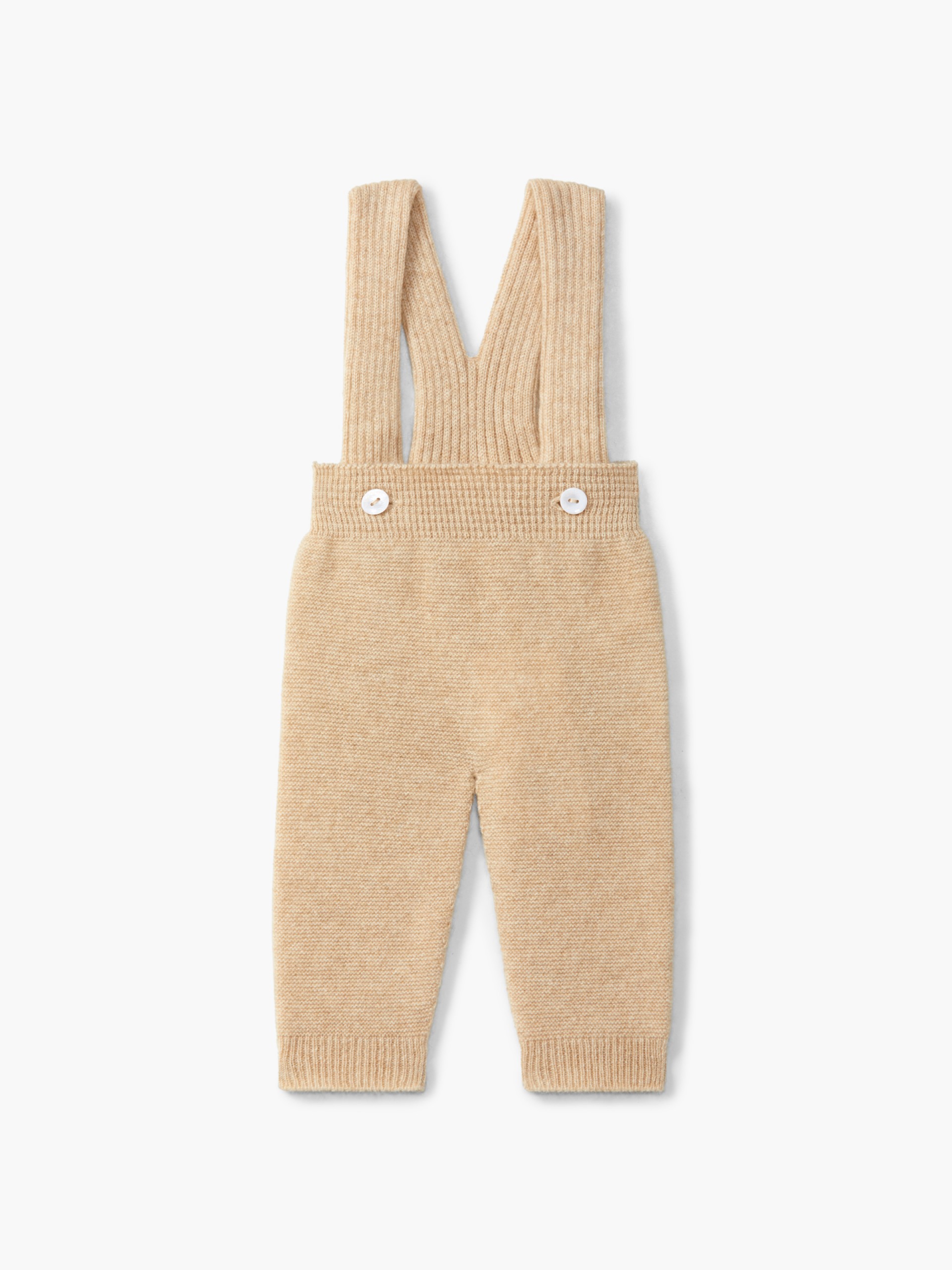 Knitted cashmere trousers
