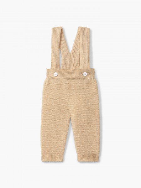 Knitted cashmere trousers