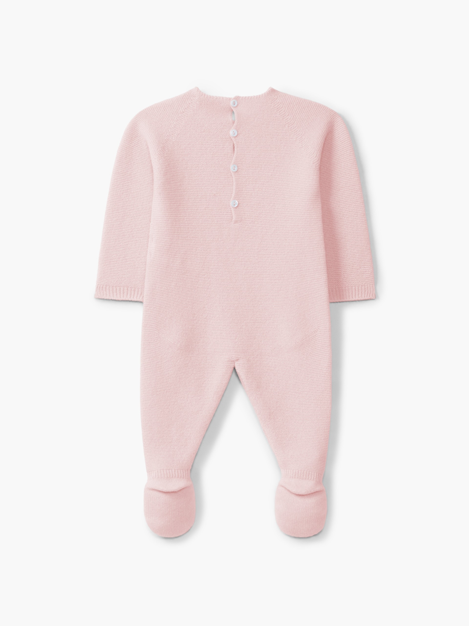 Knitted cashmere babygrow
