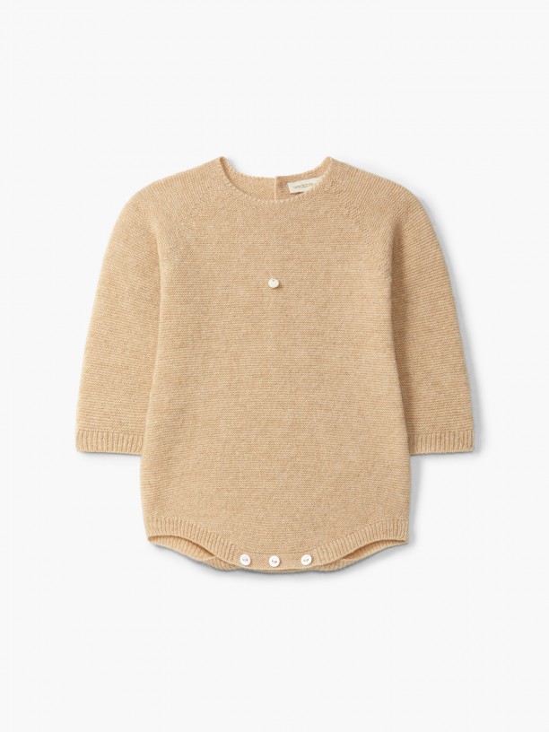 Knitted cashmere shortie Knitted cashmere shortie