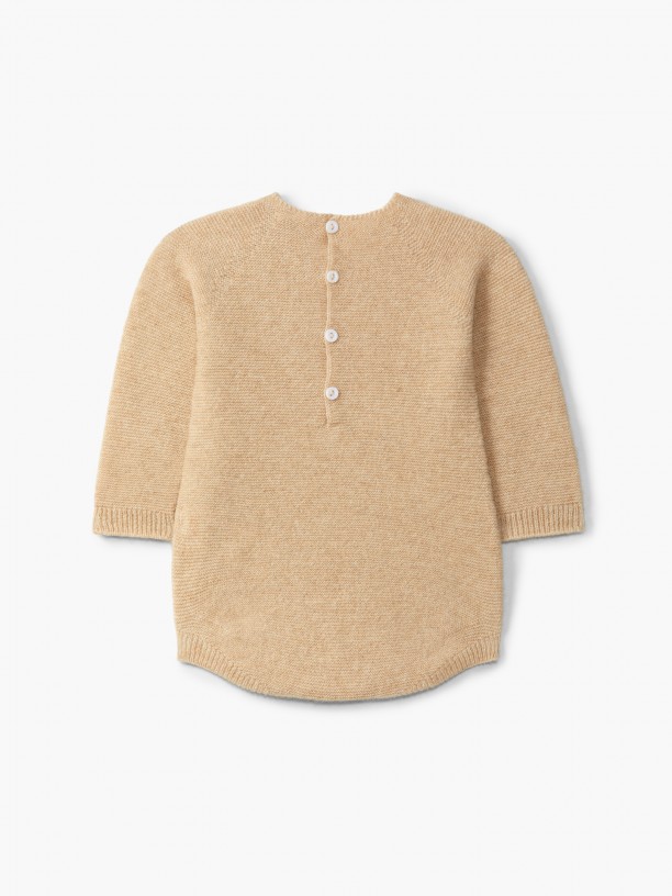 Knitted cashmere shortie Knitted cashmere shortie