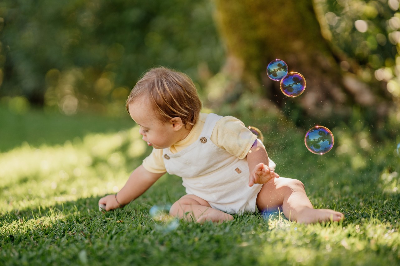 The little one is full of energy and more active