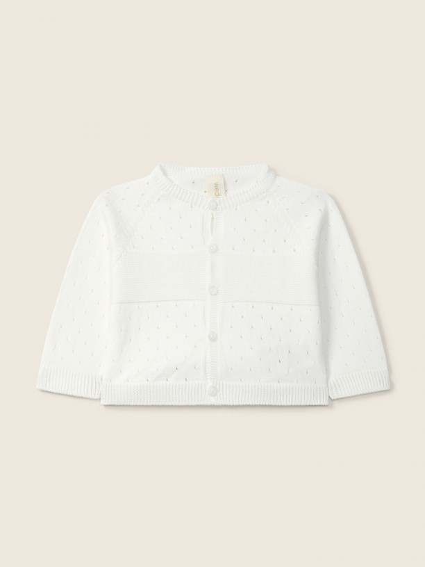 Organic cotton cardigan Organic cotton cardigan