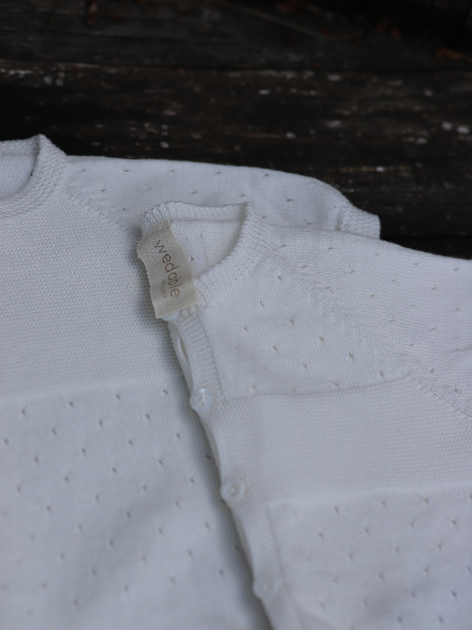 Organic cotton cardigan