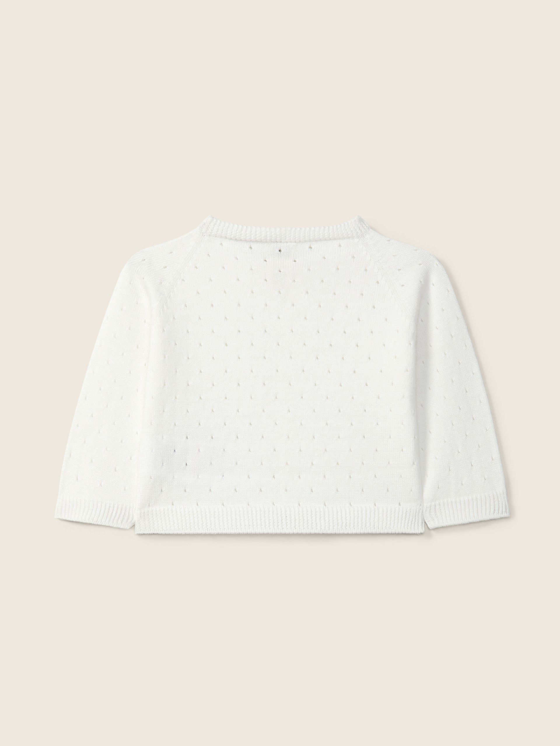 Organic cotton cardigan