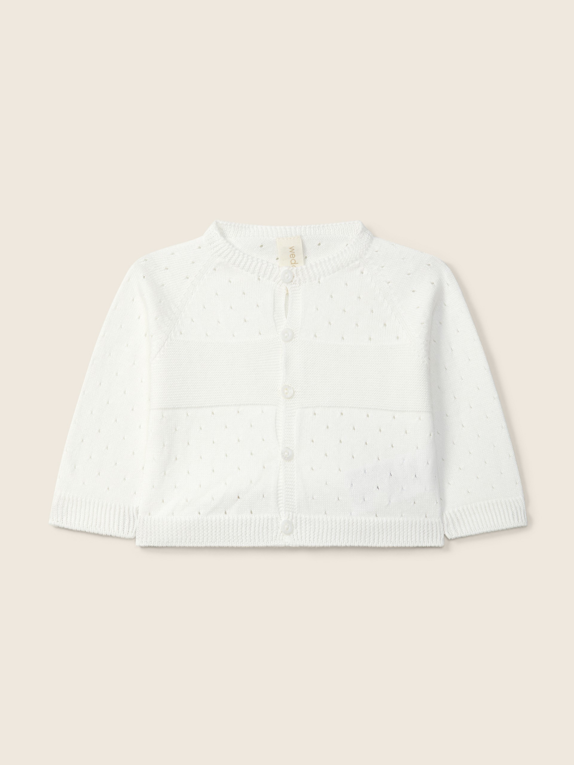 Organic cotton cardigan