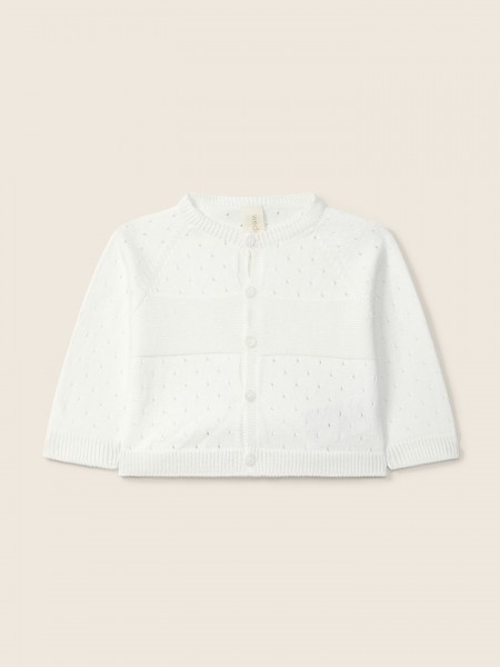Organic cotton cardigan