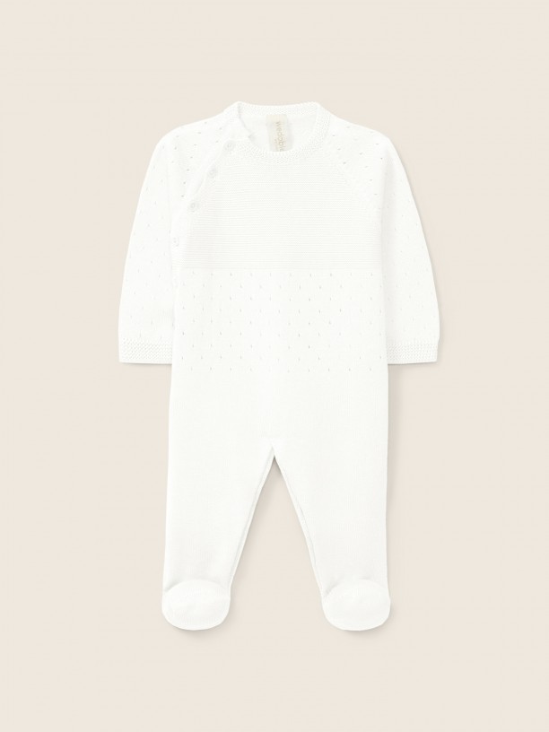 Organic cotton babygrow Organic cotton babygrow
