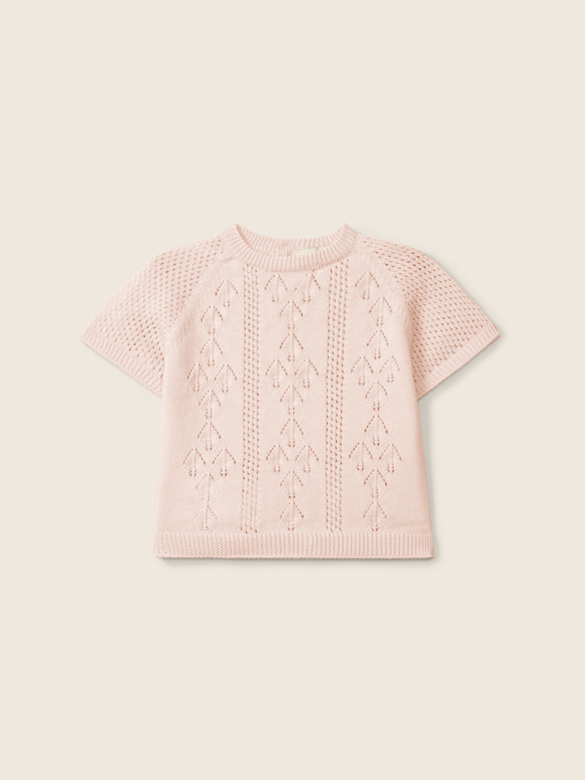 Short-sleeved sweater