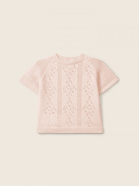 Short-sleeved sweater