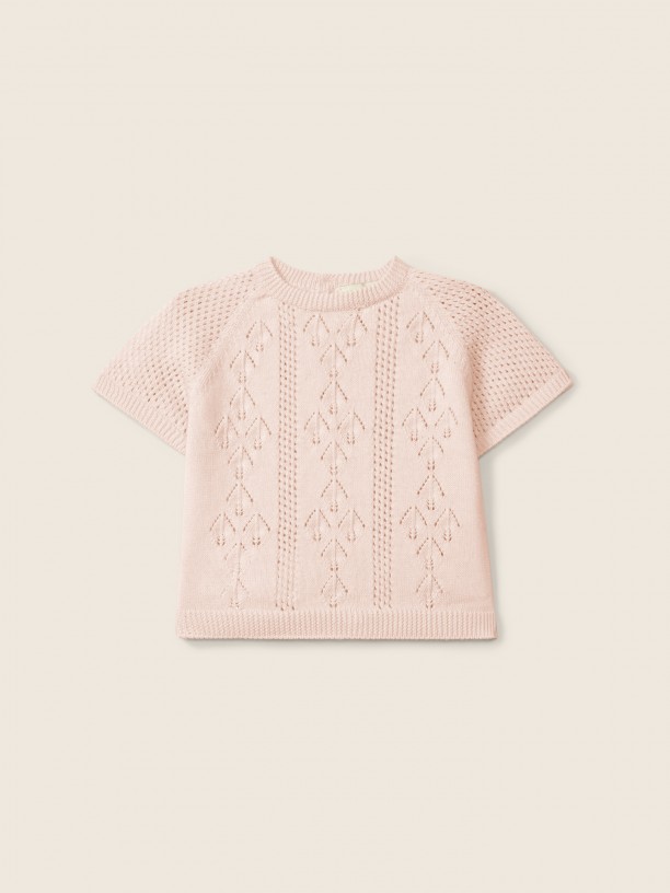 Short-sleeved sweater Short-sleeved sweater