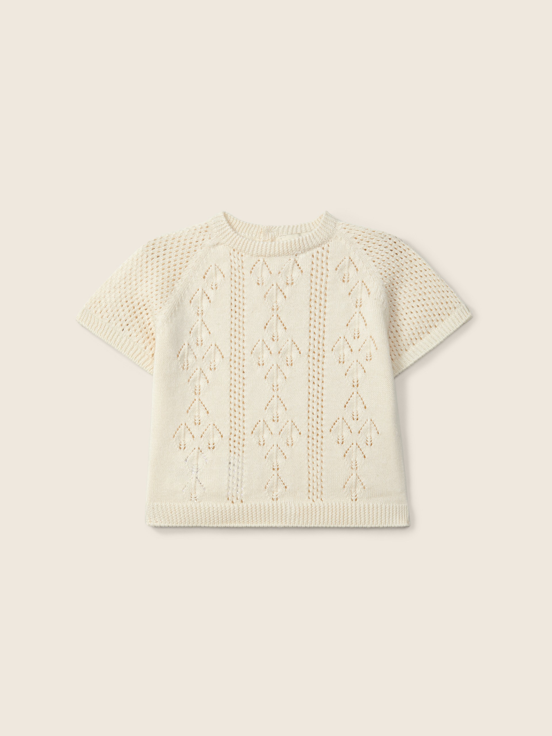 Short-sleeved sweater