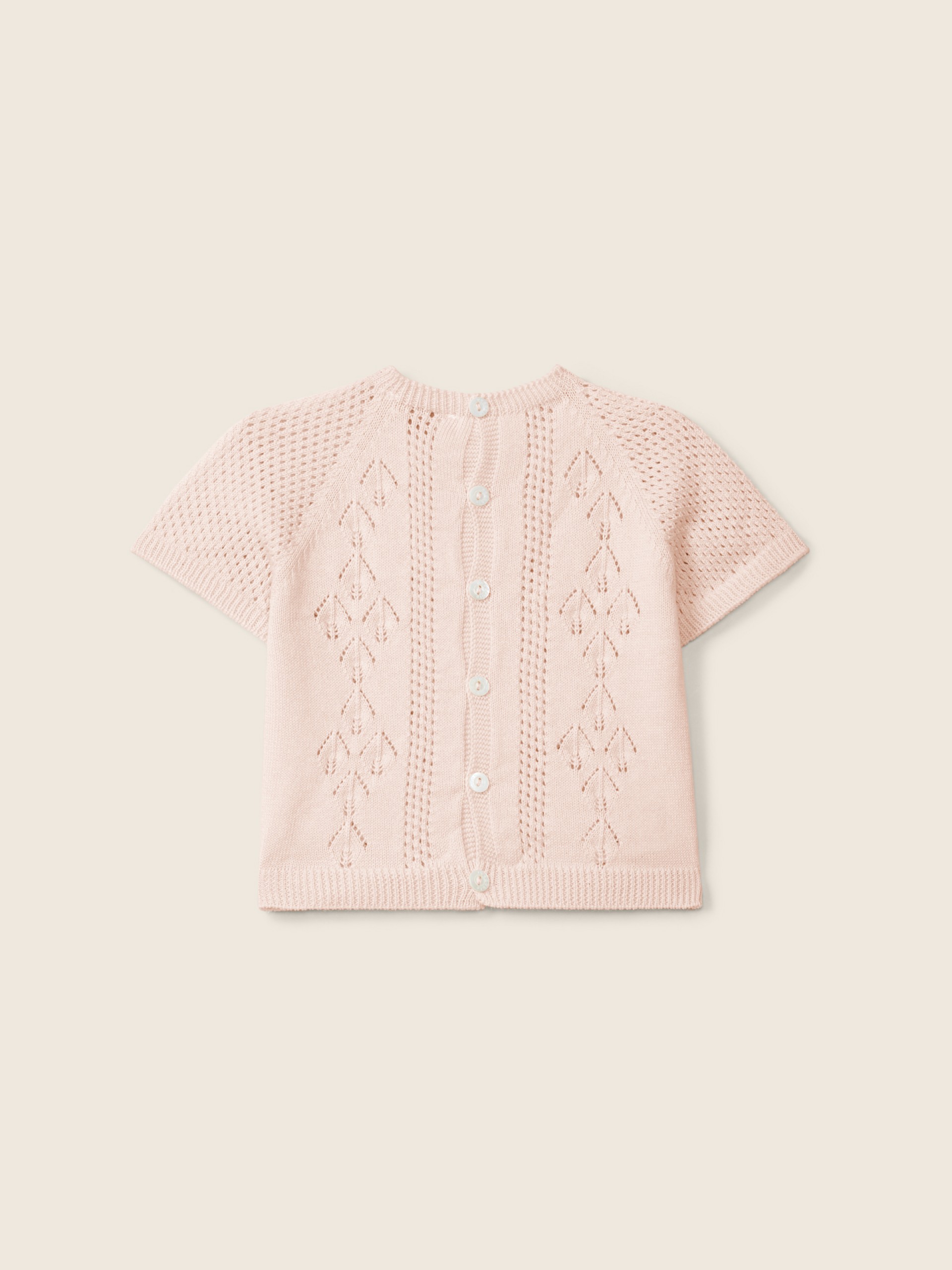 Short-sleeved sweater