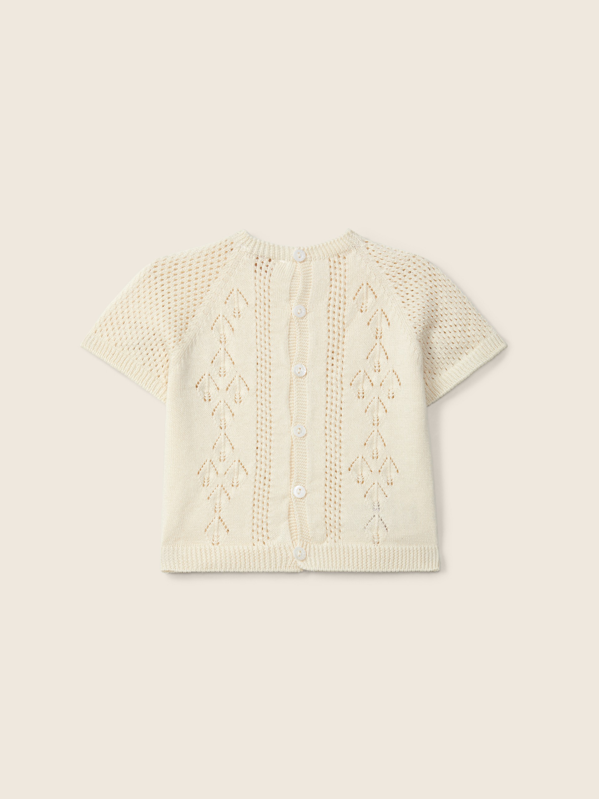 Short-sleeved sweater
