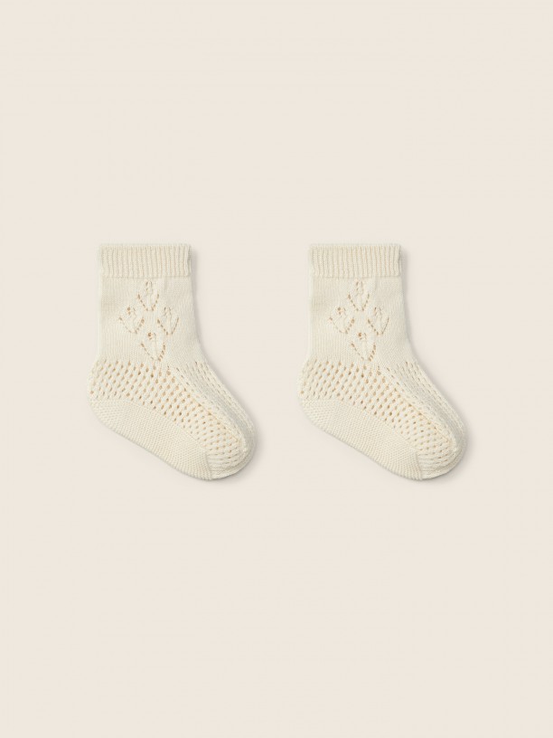 Organic cotton booties Organic cotton booties
