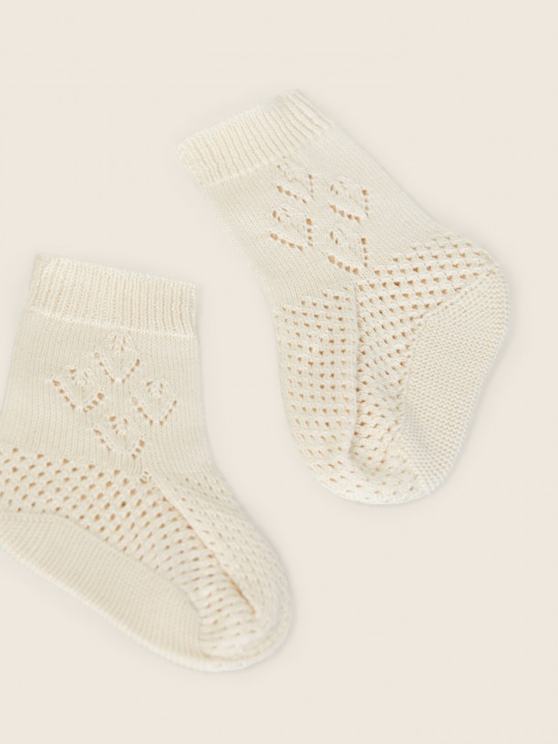Organic cotton booties Organic cotton booties