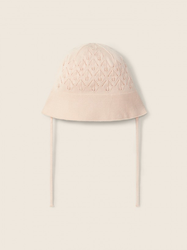 Knitted sun hat