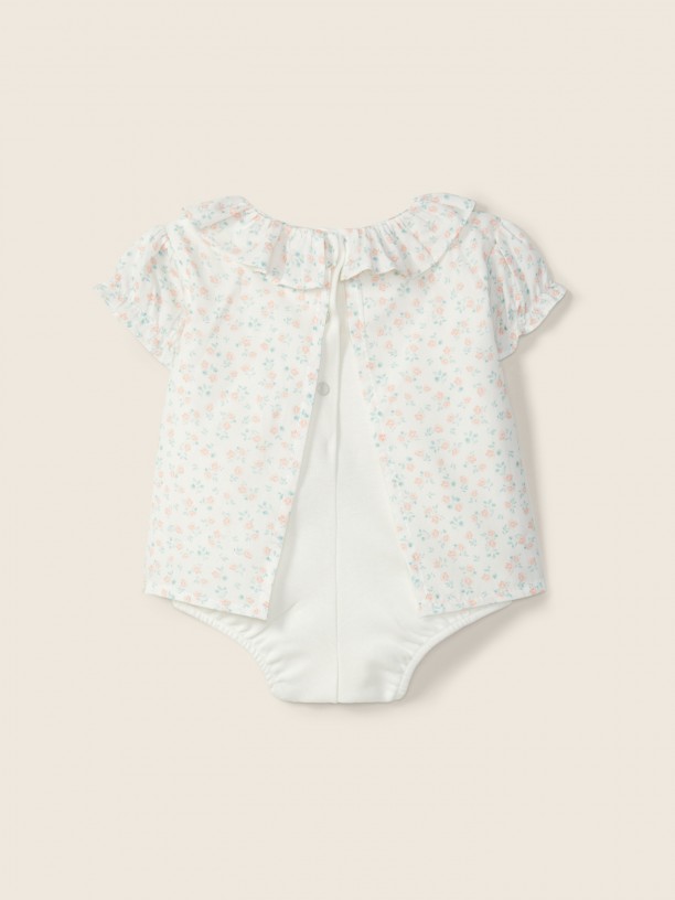 Blusa com body integrado Blusa com body integrado