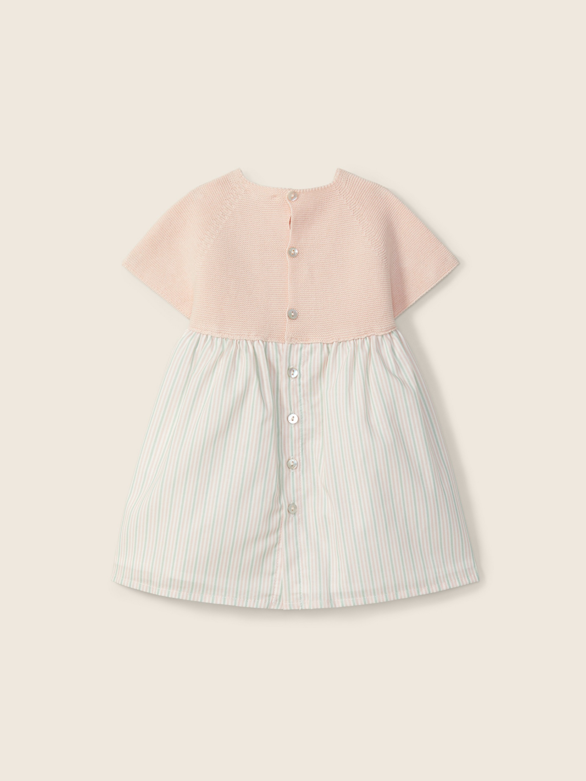 Vestido estampado riscas