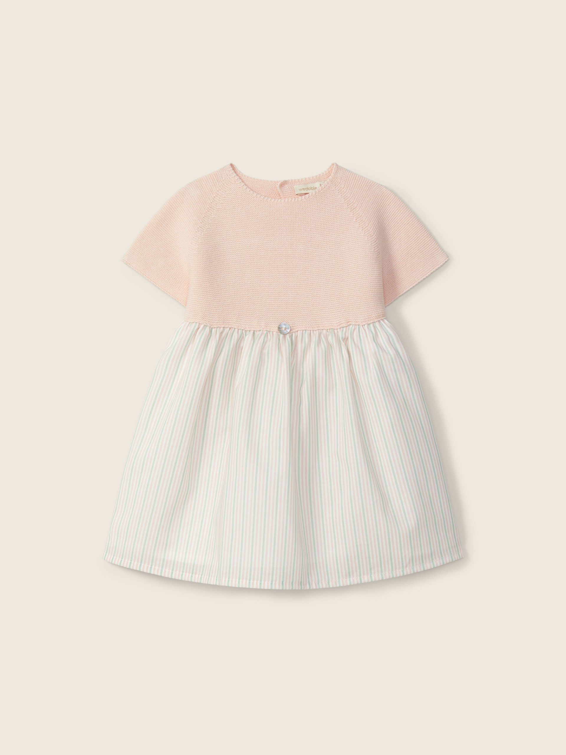 Vestido estampado riscas