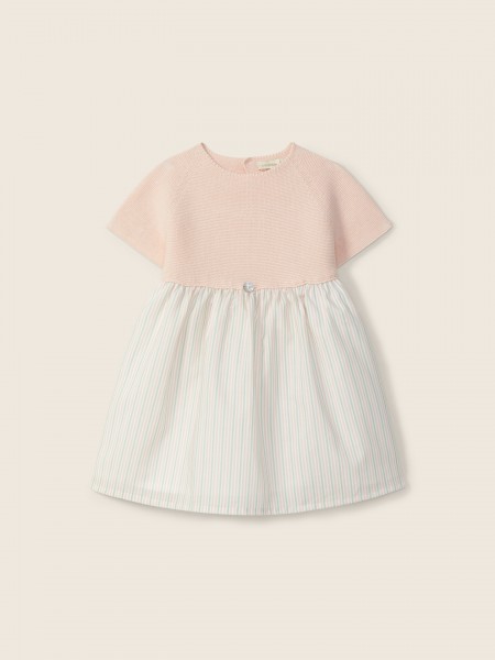 Vestido estampado riscas