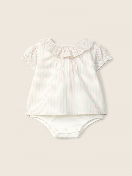 Blusa com body integrado