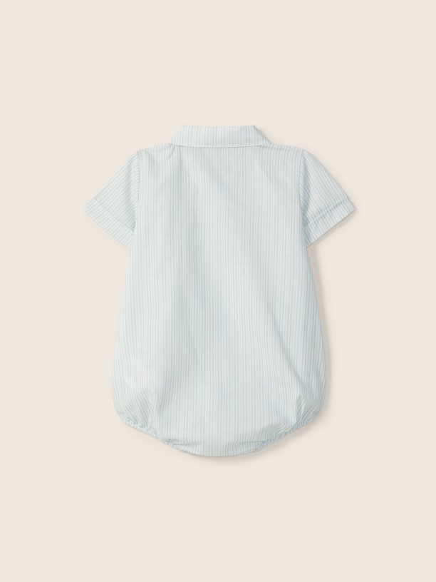 Striped print bodysuit Striped print bodysuit