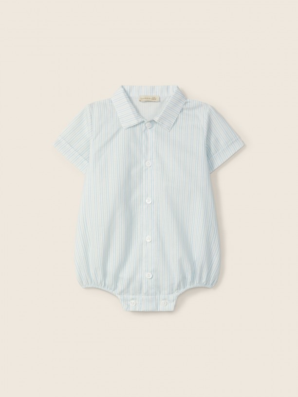 Striped print bodysuit Striped print bodysuit