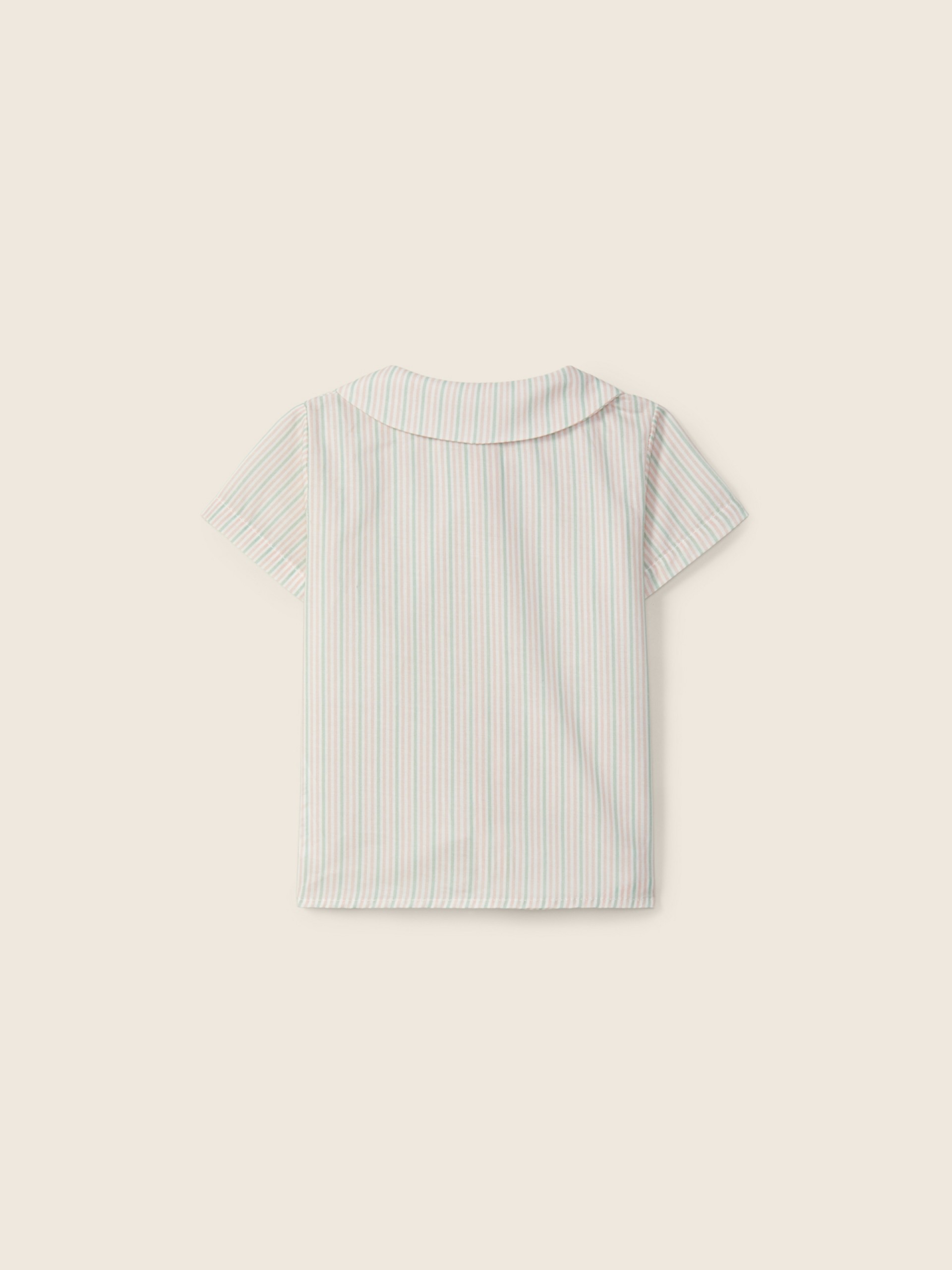 Striped print blouse
