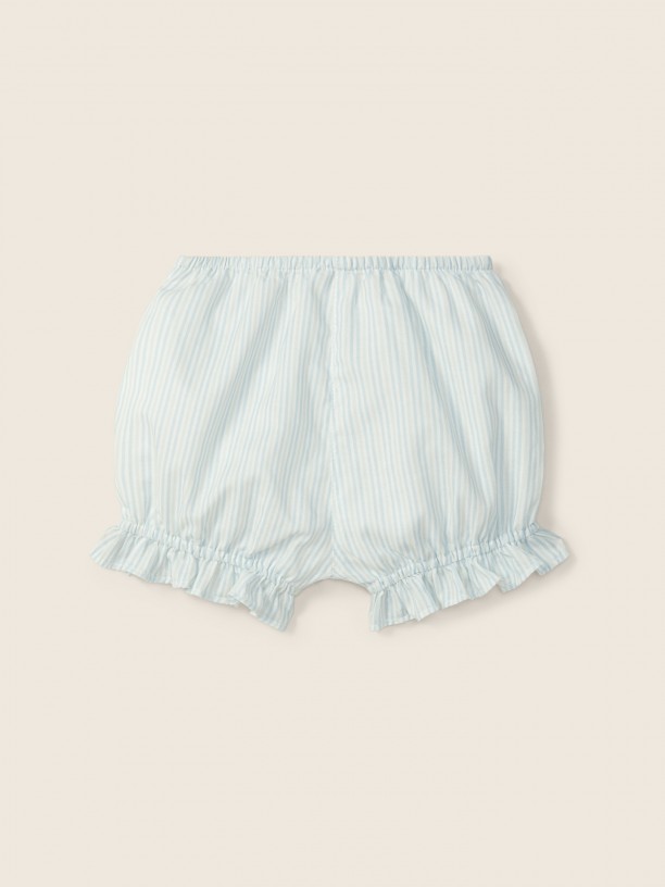 Calções estampado riscas Calções estampado riscas
