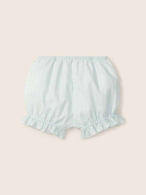 Calções estampado riscas Calções estampado riscas