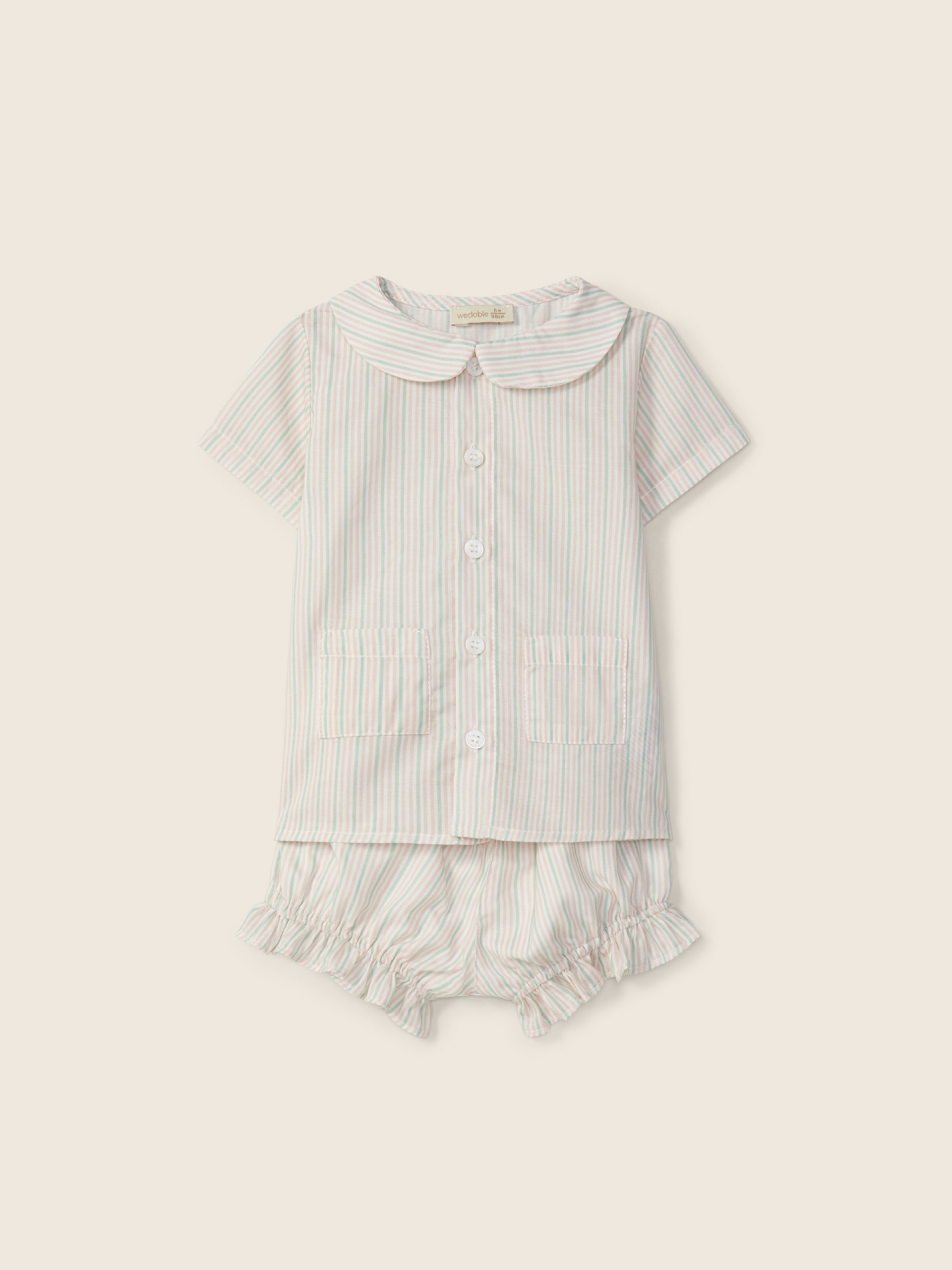 Striped print blouse