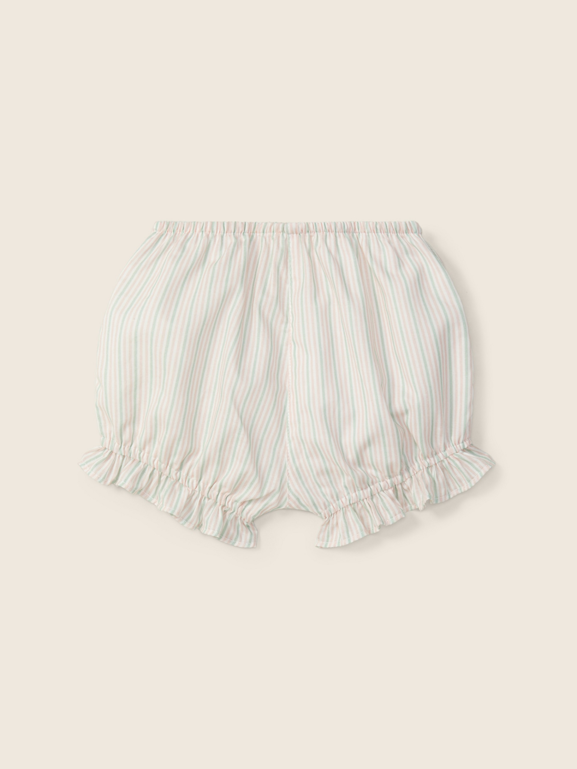 Calções estampado riscas