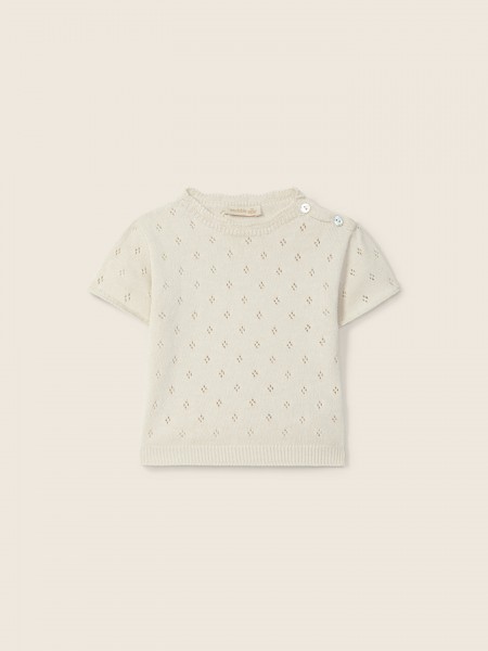 Short-sleeved sweater