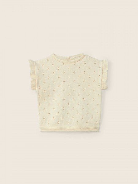 Short-sleeved sweater