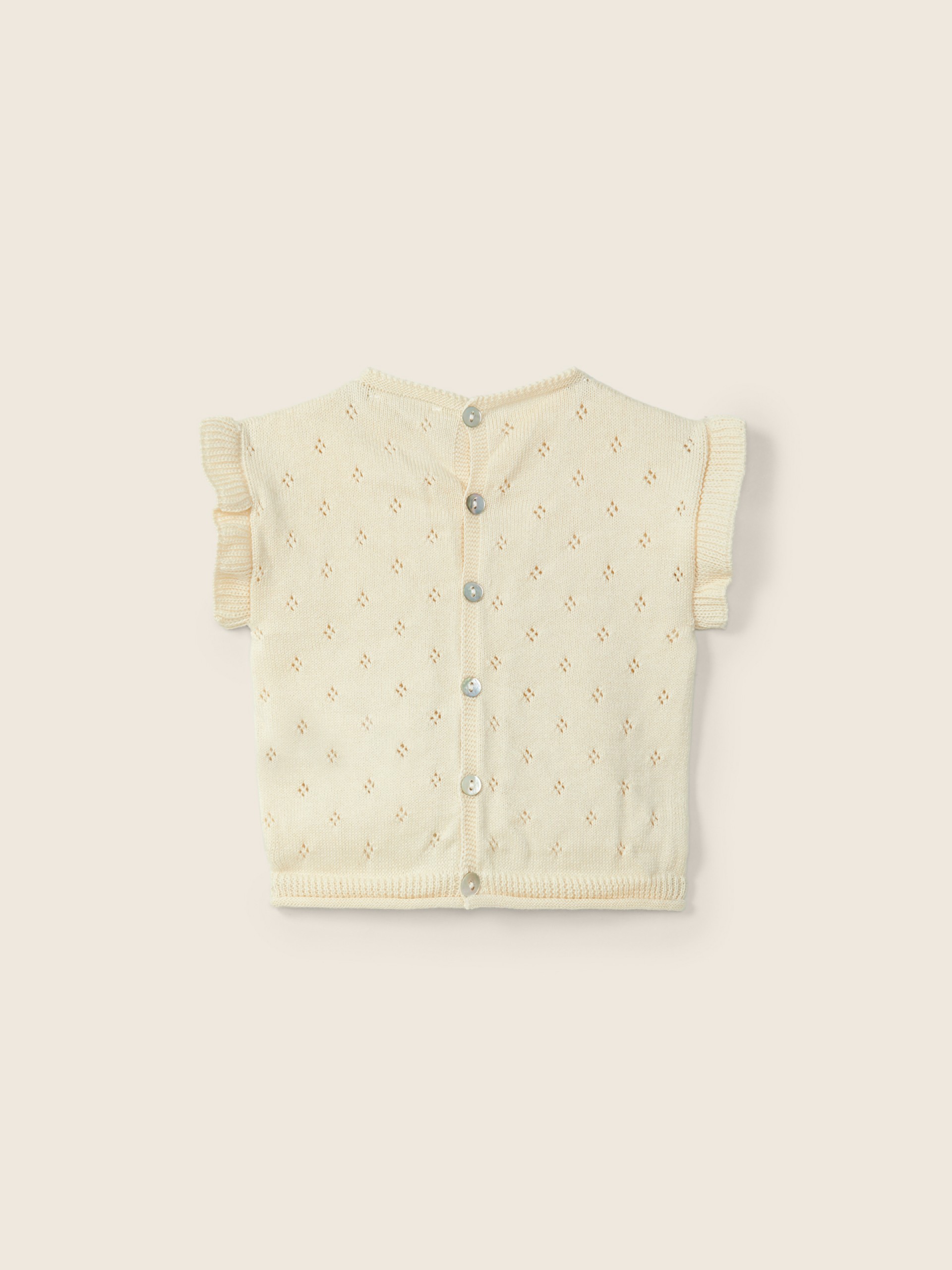 Short-sleeved sweater