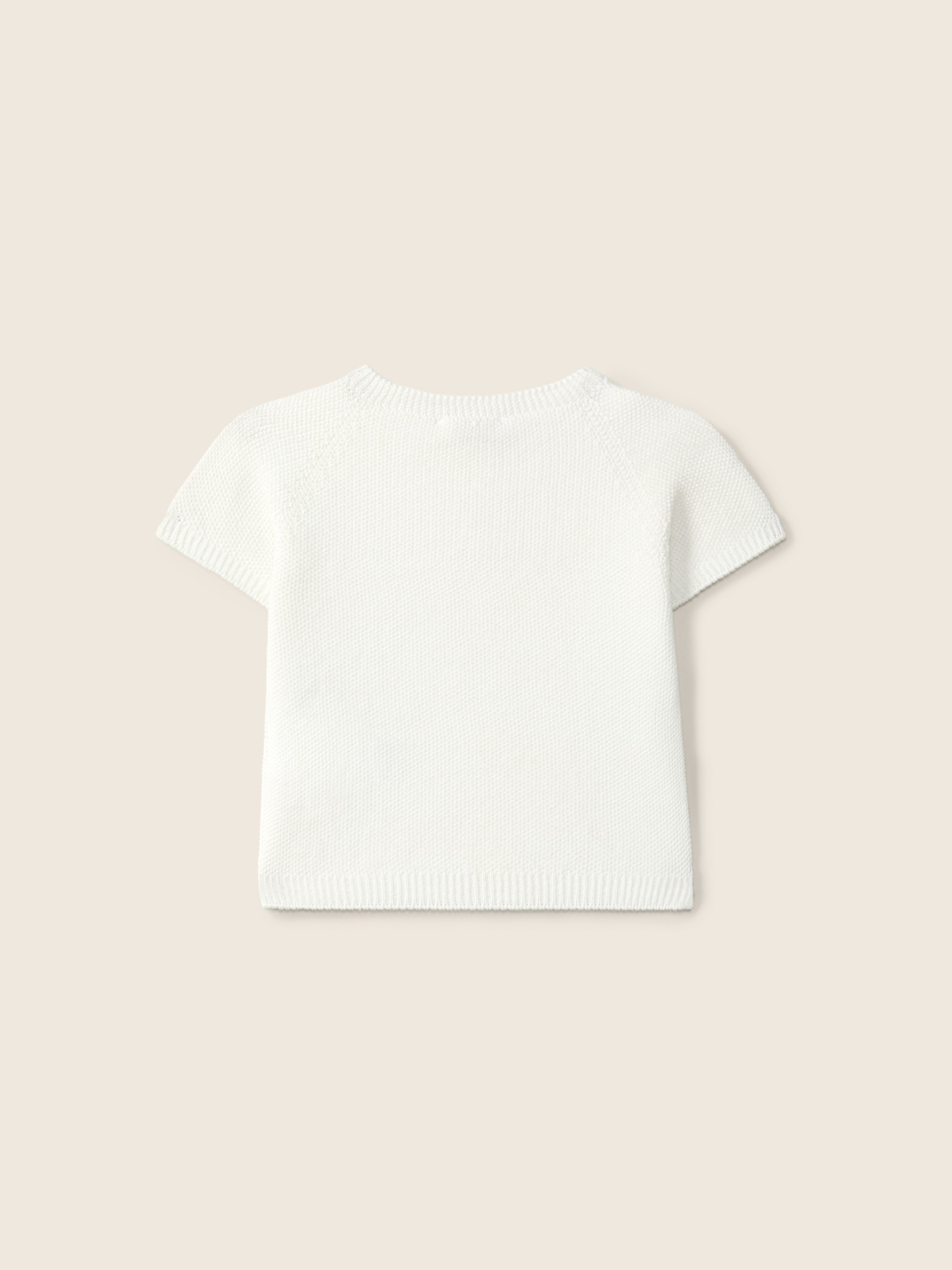 Short-sleeved sweater