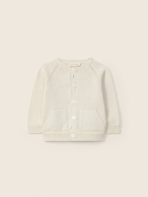 Organic cotton cardigan Organic cotton cardigan