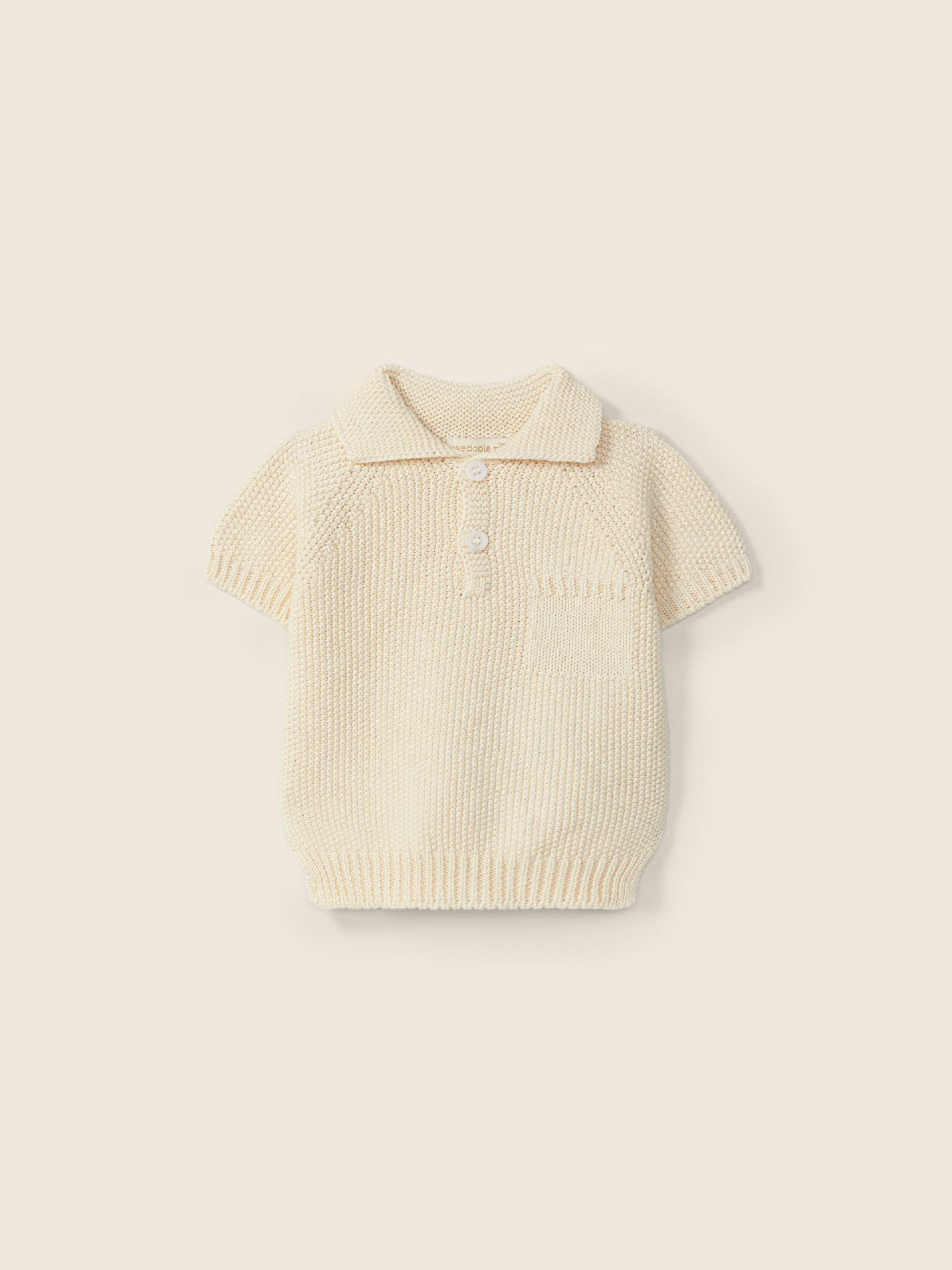 Cotton polo sweater
