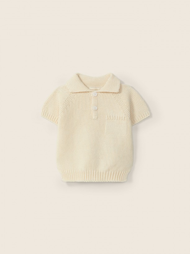 Cotton polo sweater Cotton polo sweater