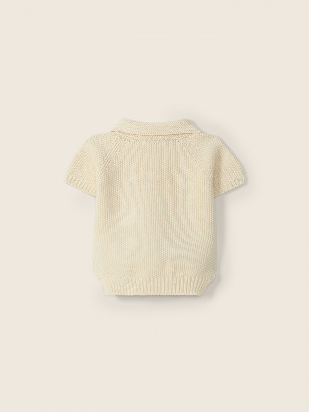 Cotton polo sweater Cotton polo sweater