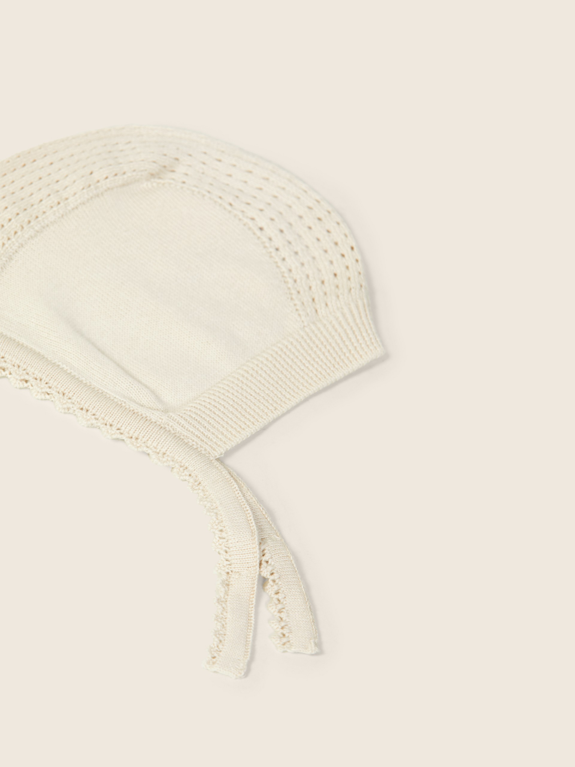 Organic cotton bonnet