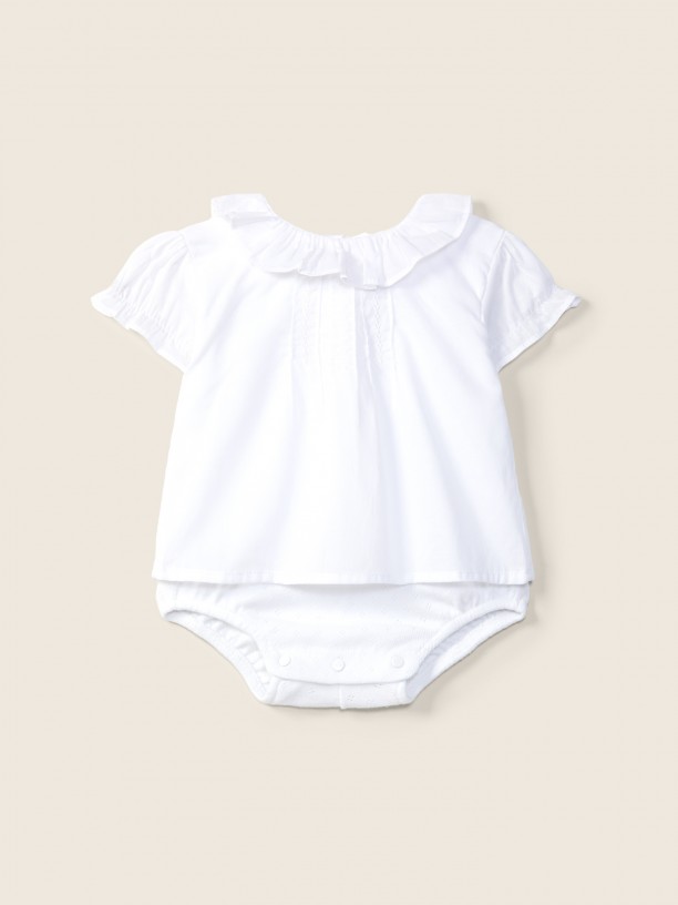Integrated blouse Integrated blouse