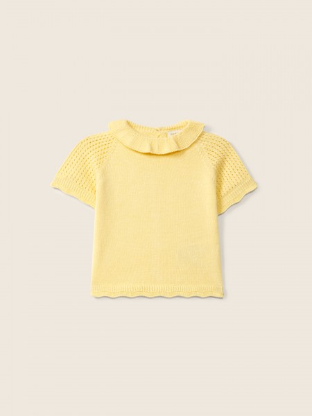 Short-sleeved sweater
