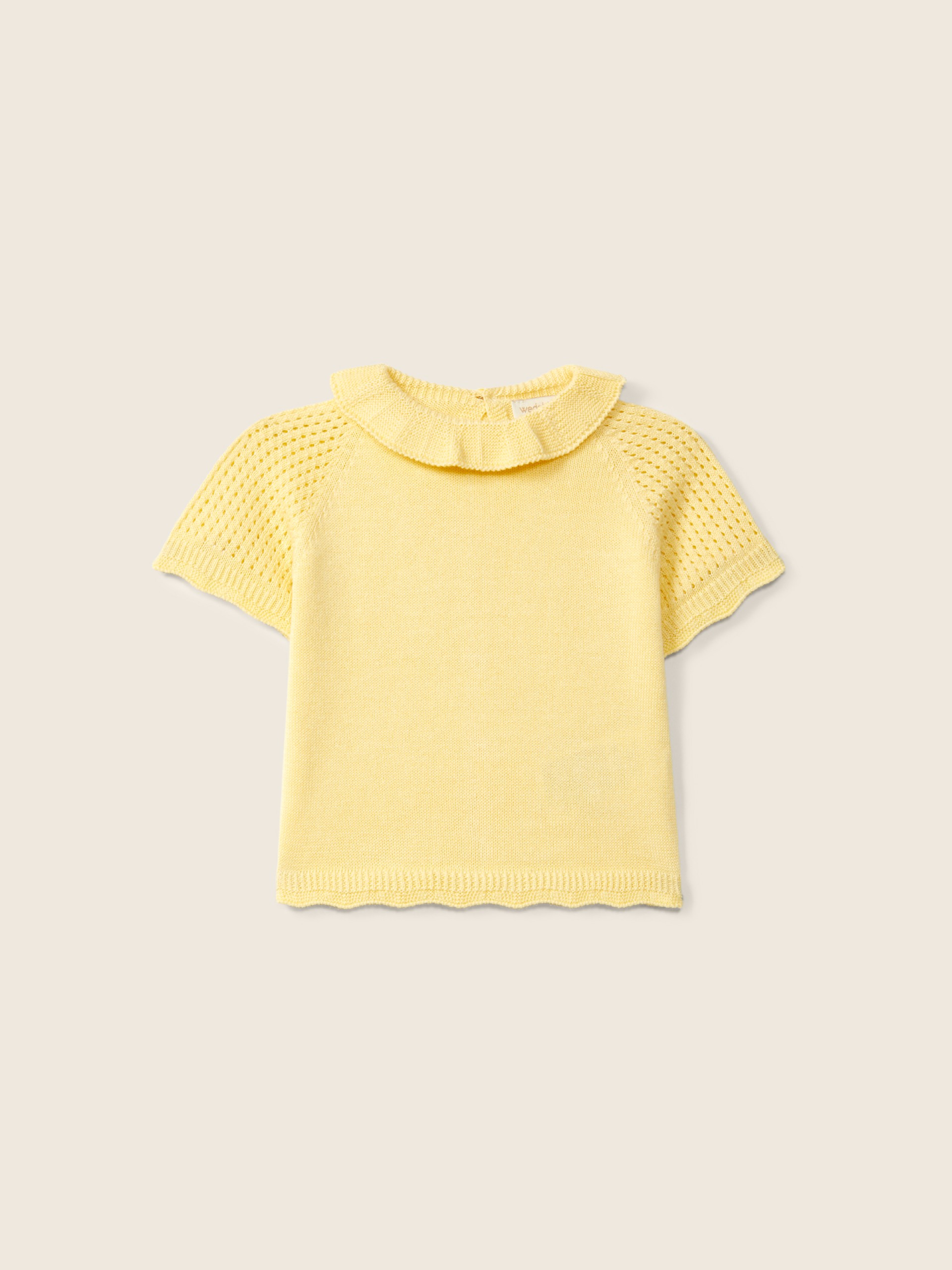 Short-sleeved sweater