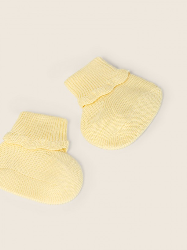 Organic cotton booties