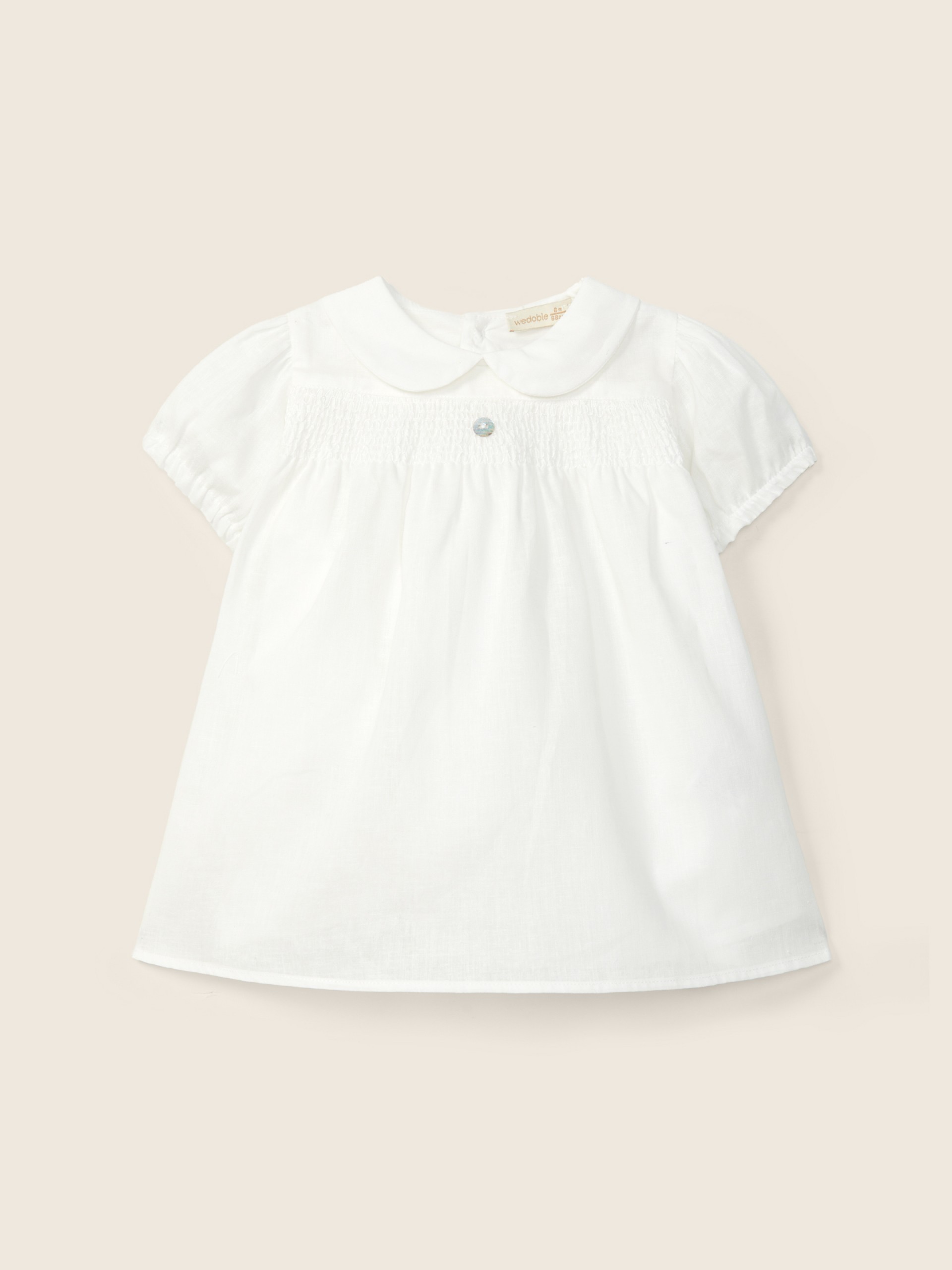 Dress with linen